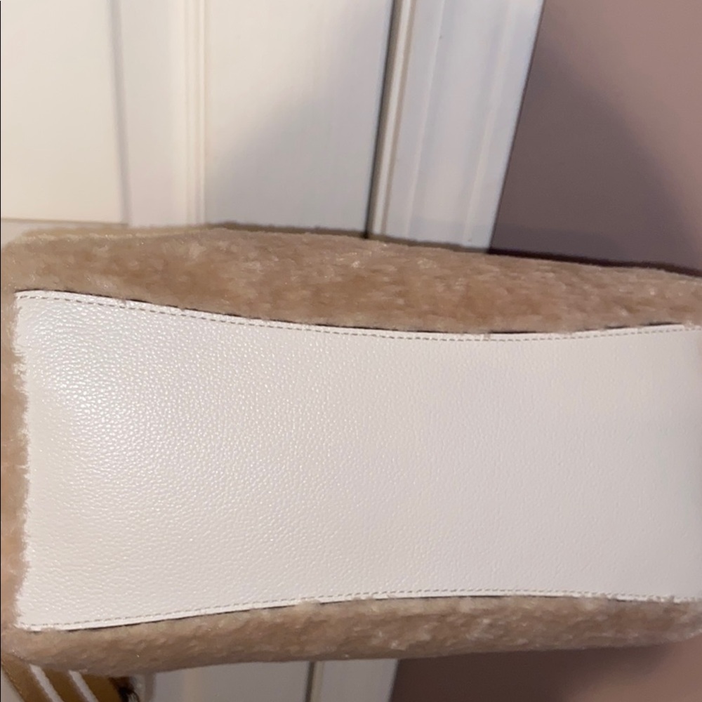 Kate Spade Leather Trim Faux Fur Satchel NWOT - Picture 7 of 7
